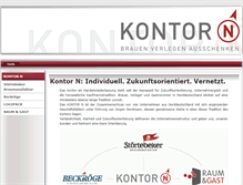 Tablet Screenshot of kontor-n.de